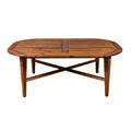 **Nieuwe titel:** Houten Uitschuiftafel met Stijlvolle Poten