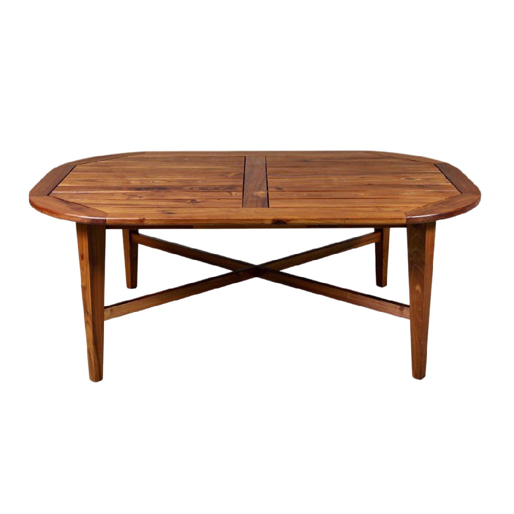 **Nieuwe titel:** Houten Uitschuiftafel met Stijlvolle Poten