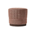 **Podn¨®?ek Tapicerowany w Kolorze R¨®?owym z Drewnian? Podstaw?**