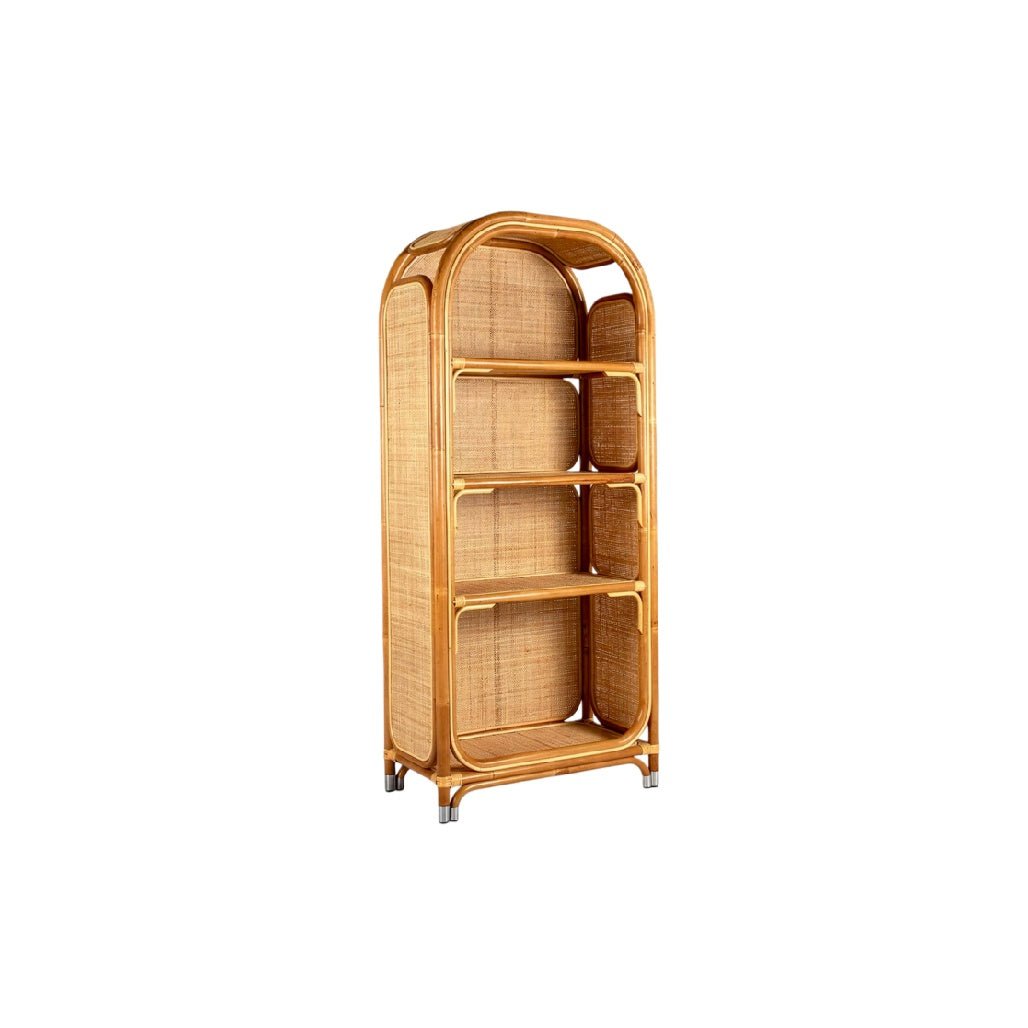 **Stylowy rega? z rattanu: Minimalistyczny design i funkcjonalno??**