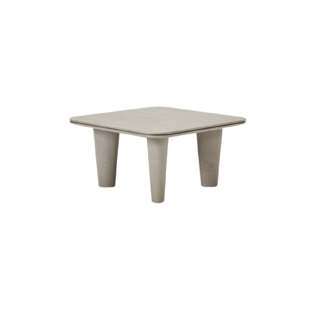 **Polski tytu? techniczny: St¨®? kawowy kwadratowy z nogami, nowoczesny design**